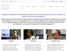 Tablet Screenshot of 500words.co.uk